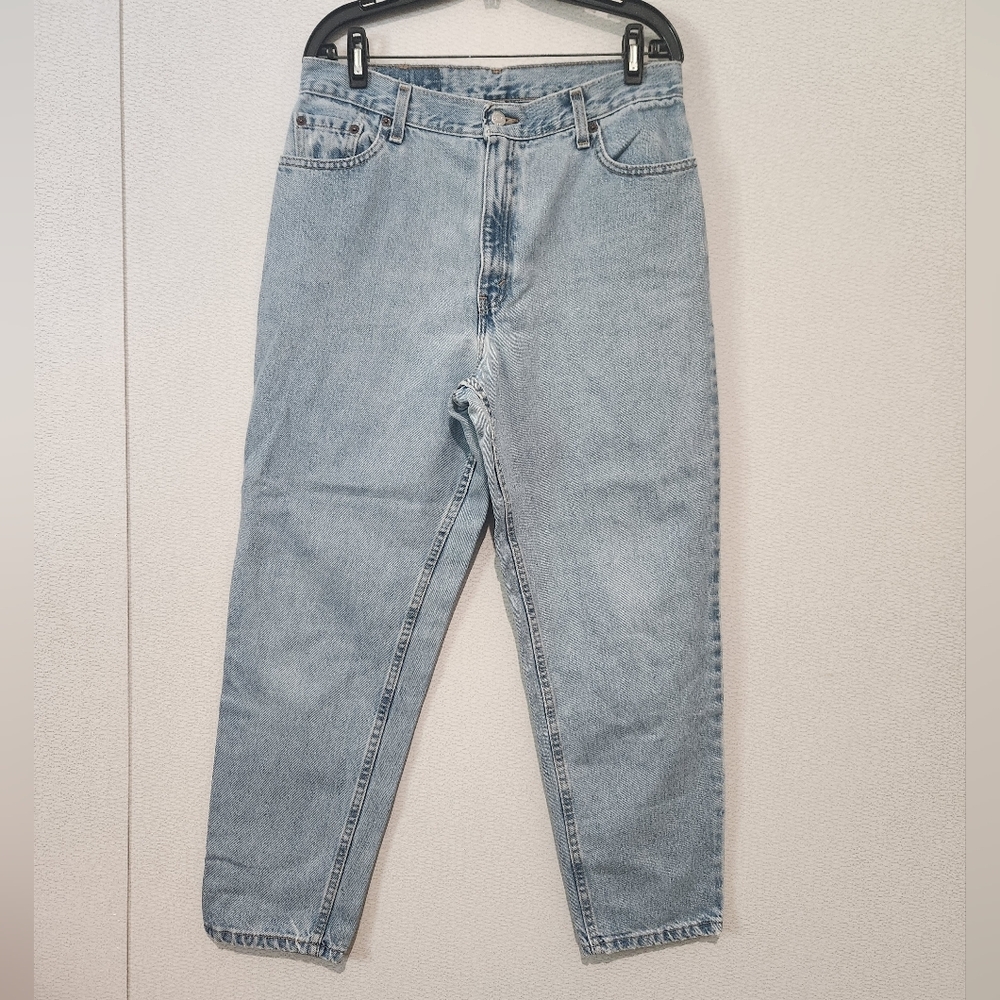 Levi's 550 Vintage Slim Fit Tapered Leg Mom Jeans High Rise Size 14 Miss